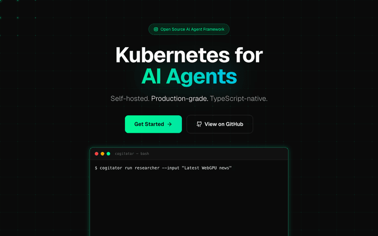 Cogitator — AI Agent Orchestration